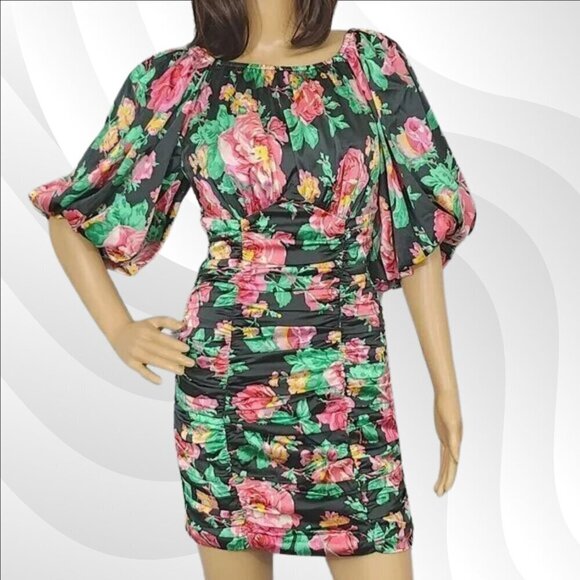 2/$50 For Love & Lemons Jolie Puff Sleeve Mini Dress Size XS – Feminine & Chic - Picture 3 of 8